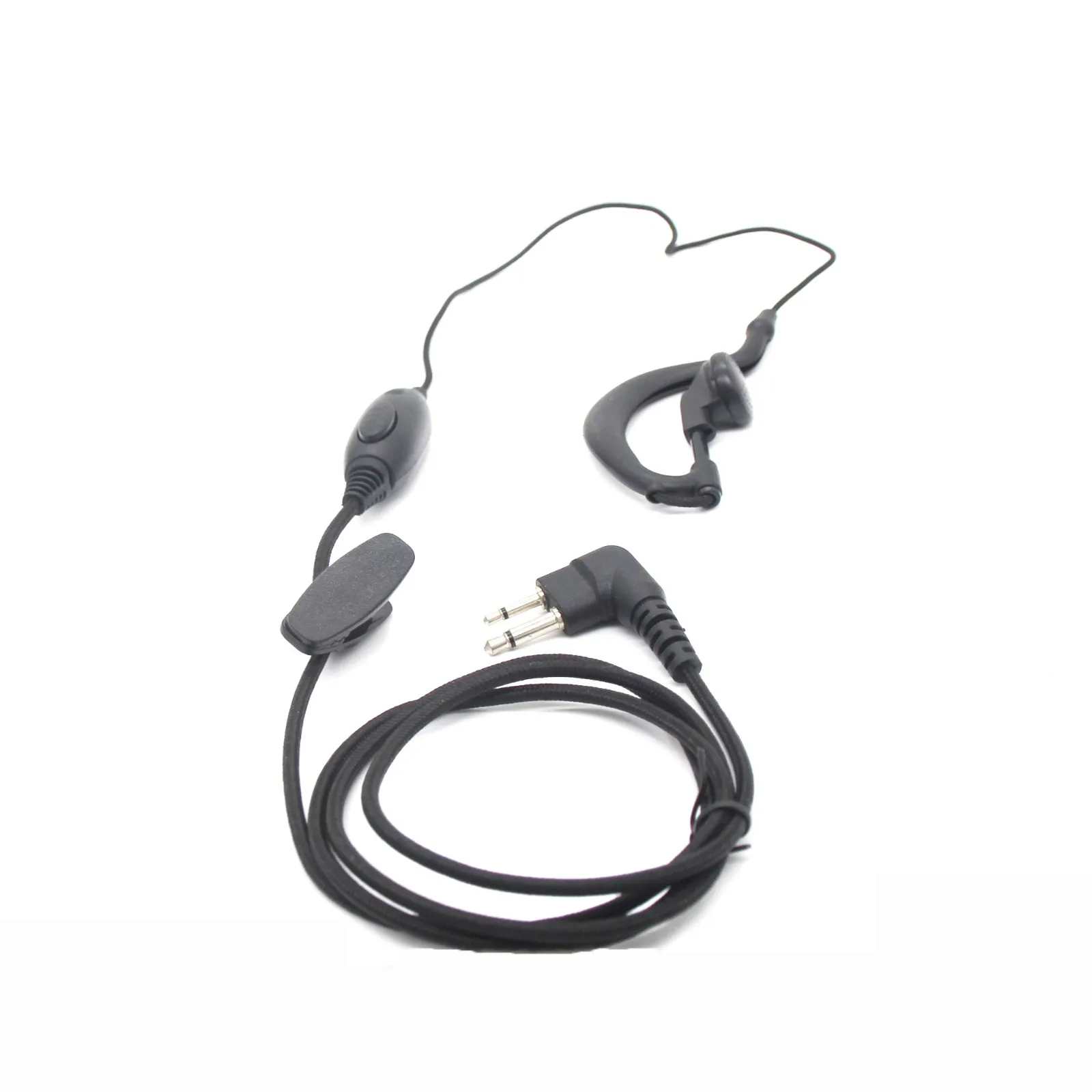 

G-shape M Plug Walkie Talkie Headset Earpiece with Mic PTT for Motorola Two Way Radio Walkie