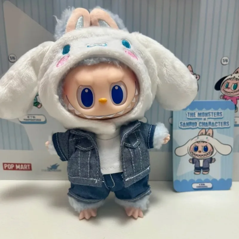 

POP MART LABUBU THE MONSTERS SANRIO CHARACTERS Blind Box Vinyl Plush Toy Sweet Style Indoor Decor Ornament