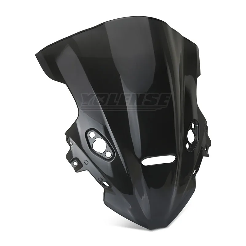 Motorcycle Front Windshield Windscreen Baffle Wind Deflectors Fit For 675SR 675SR-R 675SRR