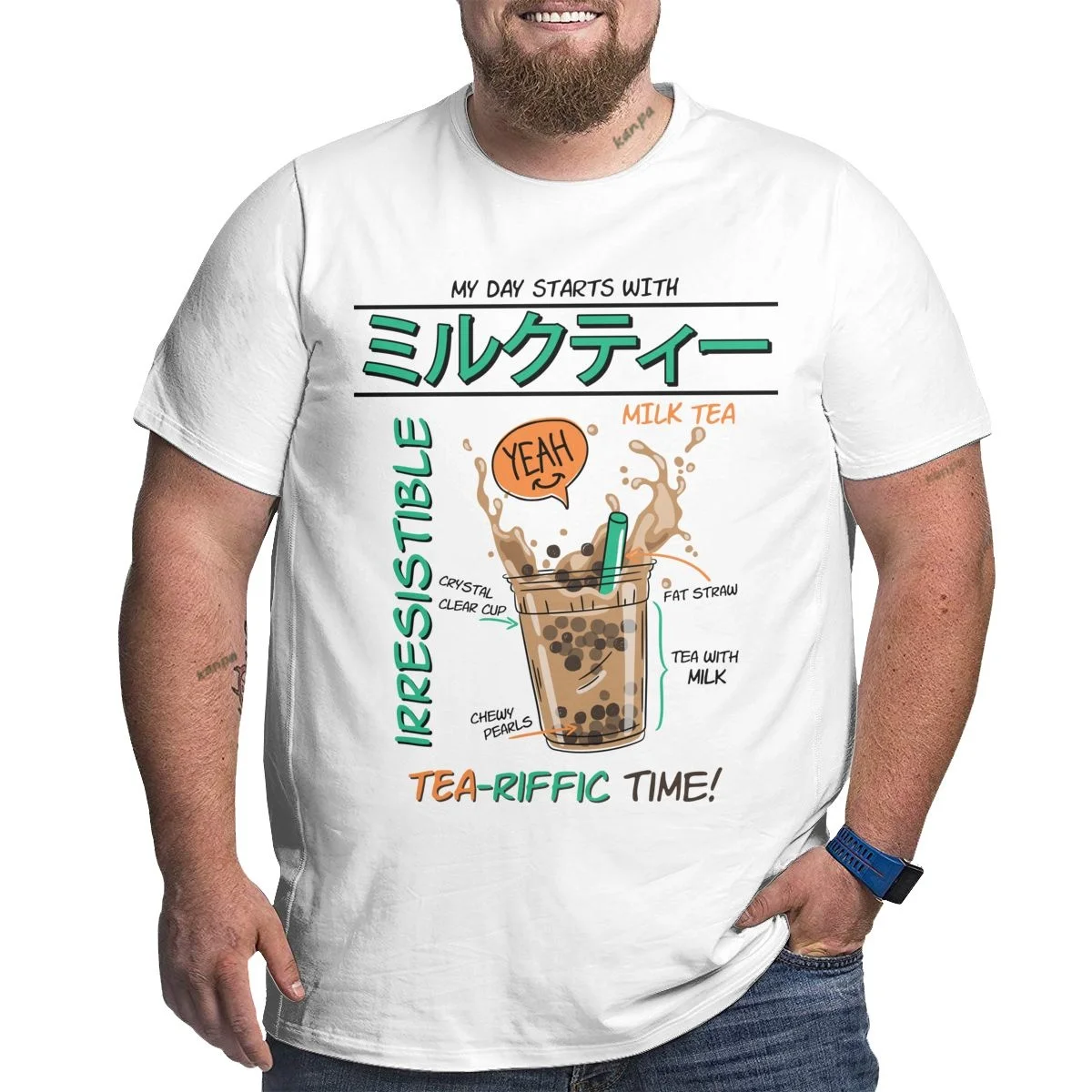 

Graphic T-shirts for Big and Tall Man Plus Size T Shirts for Big and Tall Man Oversize Top Tees 1X-6X Clothing