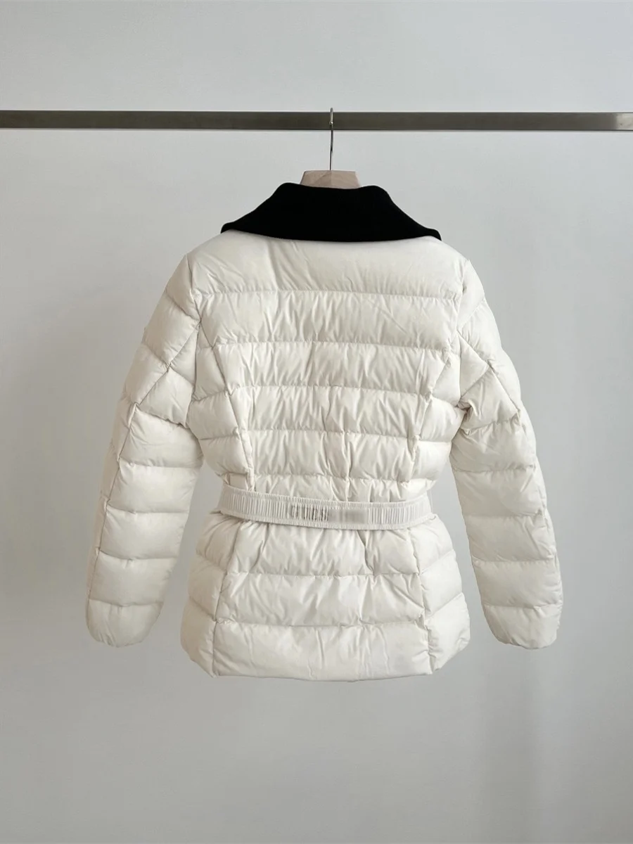 سليم صالح خفيف الوزن Du down Jaet PREON Work ow nt Sle الخصر Cinching ملابس خارجية النسخة الكورية طويلة Sve Z...