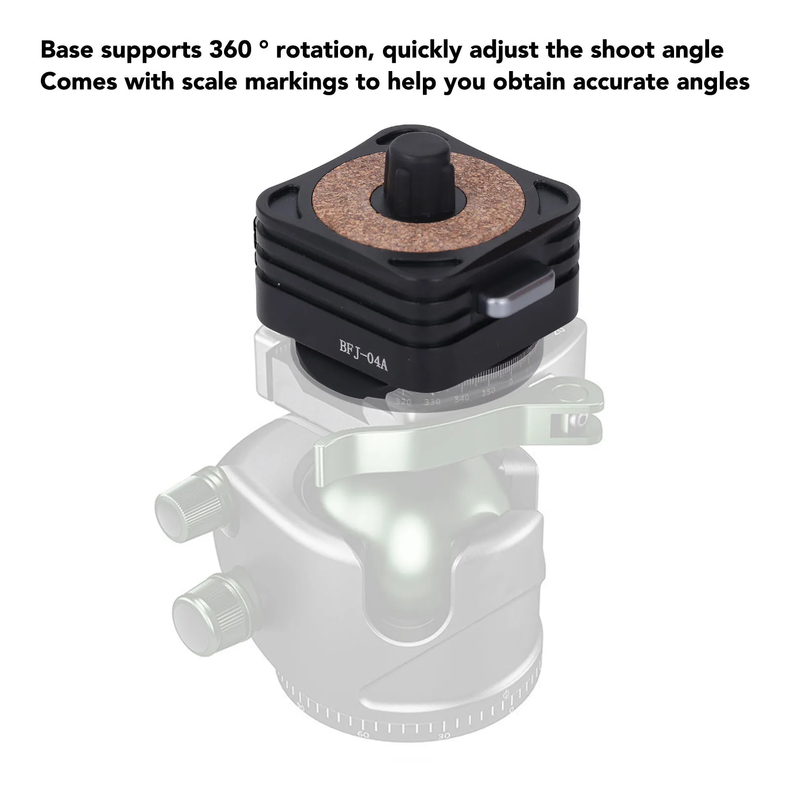 

Camera Quick Release Plate Camera Quick Release Plate and Clamp Base Kit Aluminum Alloy 360° Rotation Camera Tripod Stabilizer