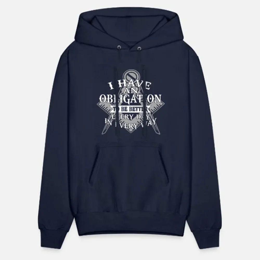 To Be Better Every Day Freemason Quote Masonic Symbol Pullover Hoodie Comfortable Cotton Casual Mens Sweatshirts Streetwear