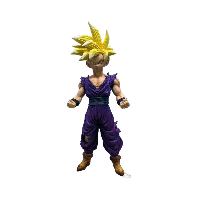

24CM Anime Dragon Ball Z Super Saiyan Son Gohan Damaged Ver. GK PVC Action Figure DBZ Statue Collection Model Toys Doll Gifts