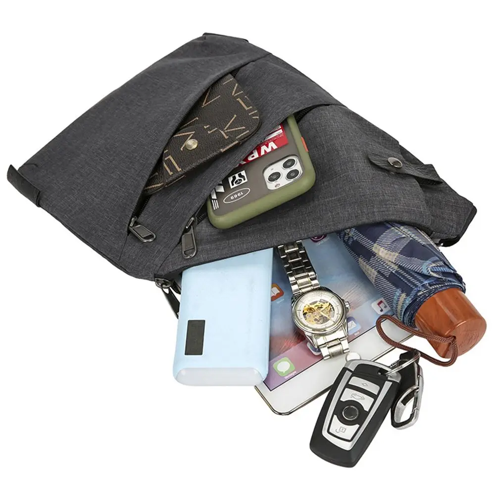 Bolso de hombro informal con bolsillo de seguridad para viaje para mujer, bolso deportivo pequeño, bolso de pecho para hombre, mochila cruzada con eslinga, bolsos para exteriores