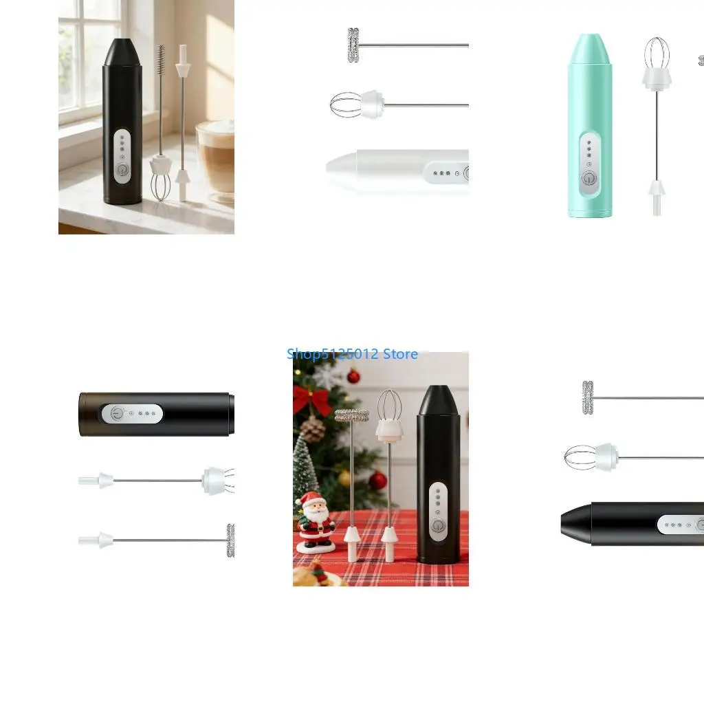 G8TC Multifunctional Portable Rechargeable Electric Milk Frother Foam Maker Handheld