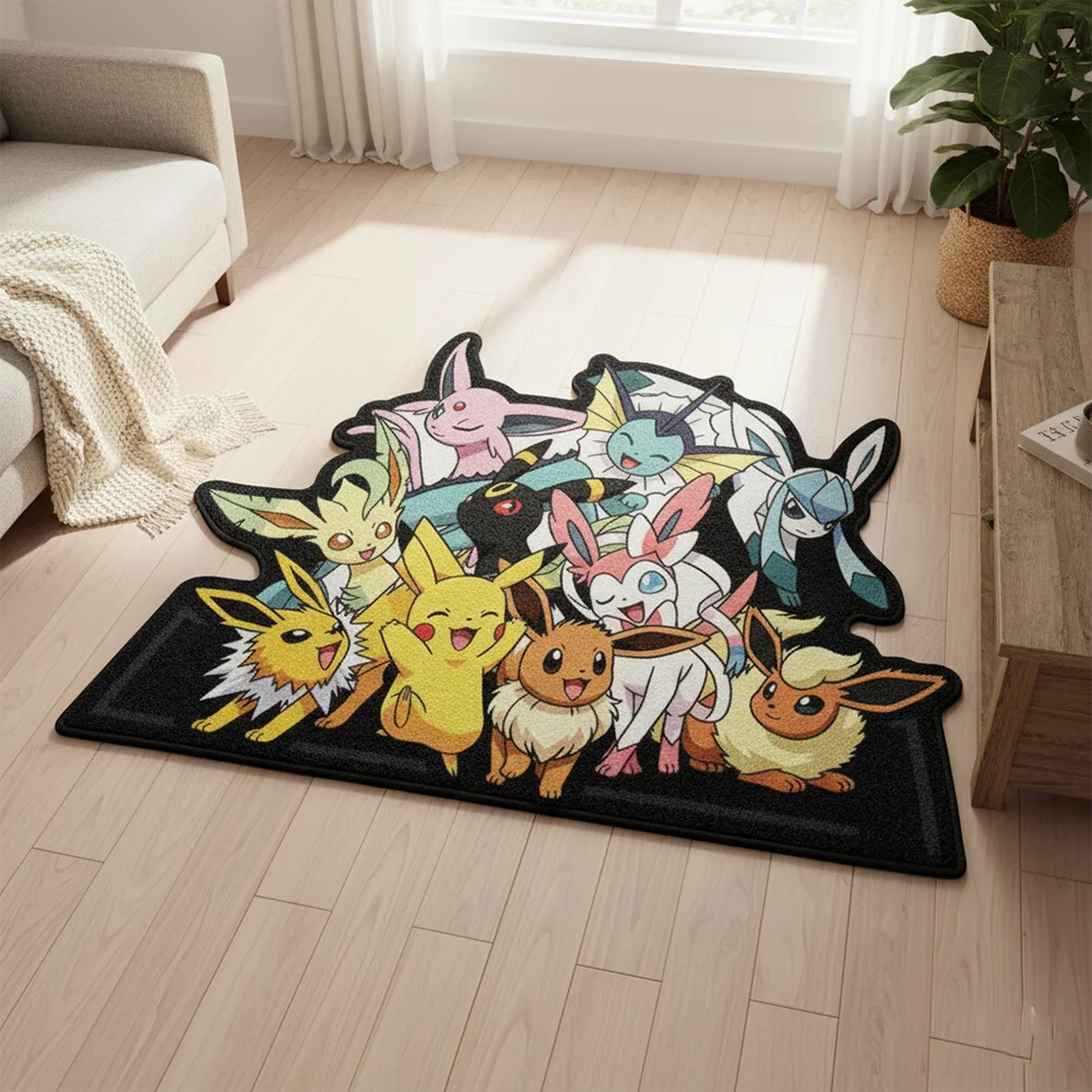 Cartoon Pokemon Mat Eevee Evol - đánh giá và giá Gaming Accessories Kawaii