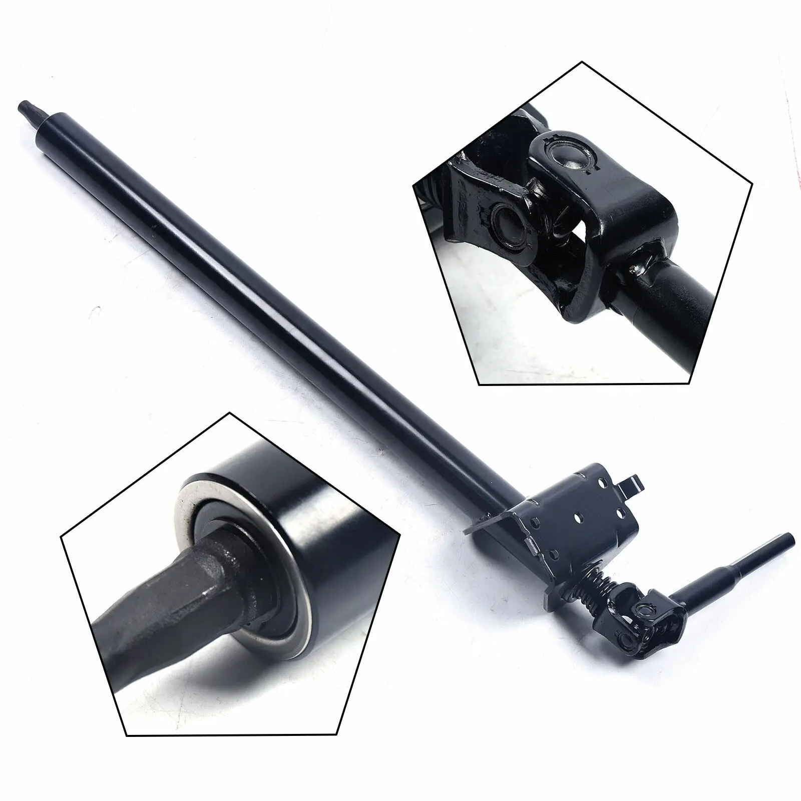 Black Steering Column Assembly for Golf Club Car Precedent Golf Carts 2008-Up