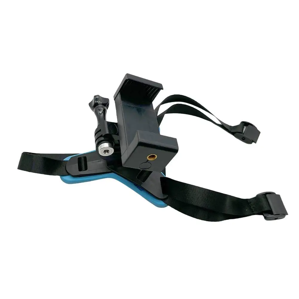 Motorcycle Riding Phone Holder Sports Camera Chin Holder Helmet Holder Helmet Strap Mount Cycling MTB Bike Universal GPS Bracket