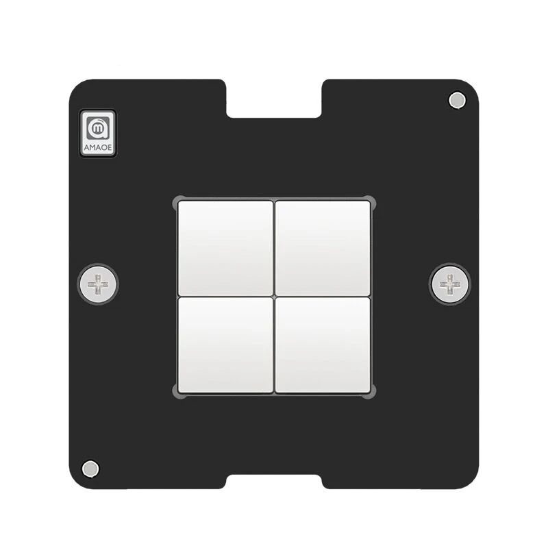 AMAOE الطبقة الوسطى Rebيعادل قالب الاستنسل محطة لسامسونج S24Ultra S23Ultra S22 IC رقاقة إعادة العمل أدوات إصلاح اللوحة الأم