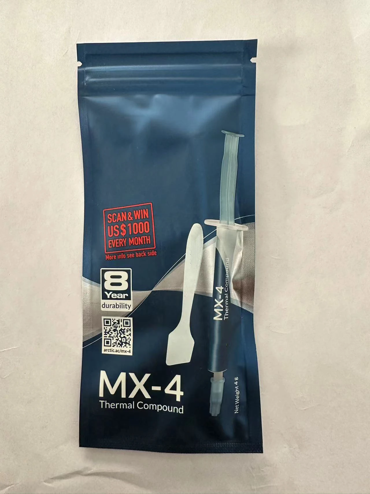 2/4/8g mx4 Wärme leit paste leitfähig MX-4 Fett paste Silikon putz Kühlkörper für CPU GPU Chipsatz Notebook Kühlung