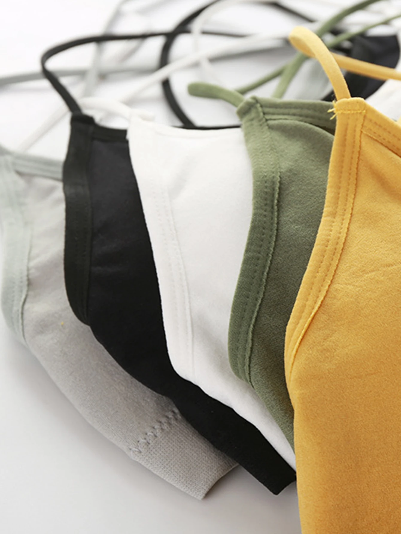 Красота майка с перекрестной лямкой на бретельках и подушечками для бюстгальтера, антибликовое нижнее белье для девочек