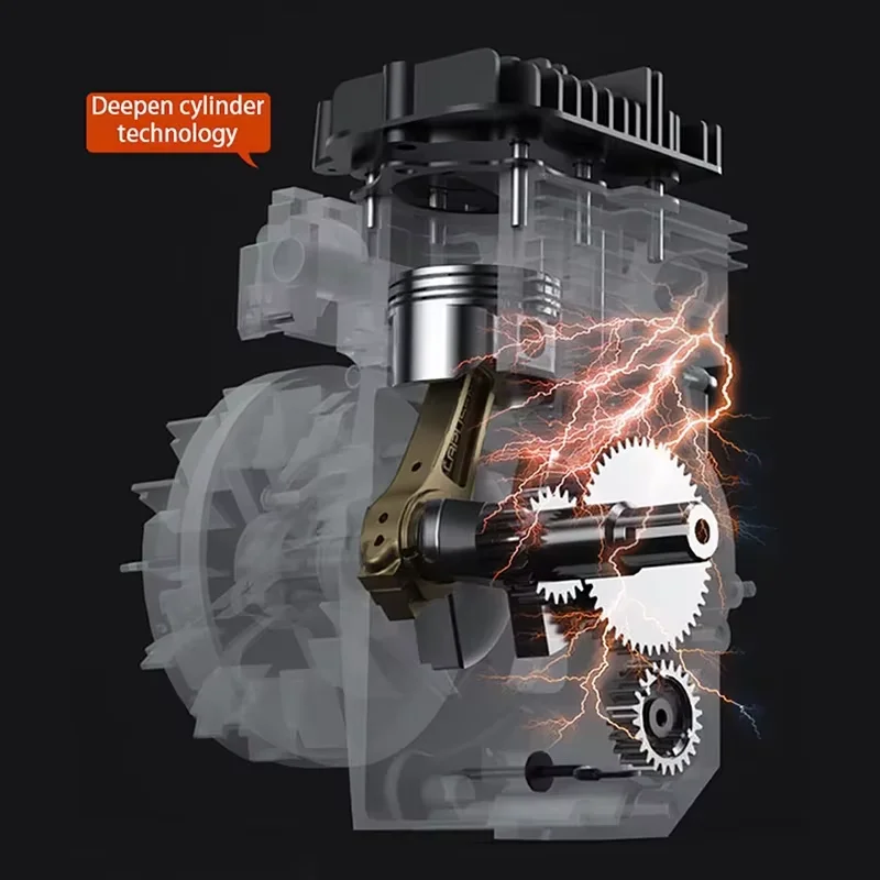 Gasoline Engine Portable Gasoline Motor 4-Stroke Petrol Engine Replacement Engine for Brush Cutter & Grass Trimmer