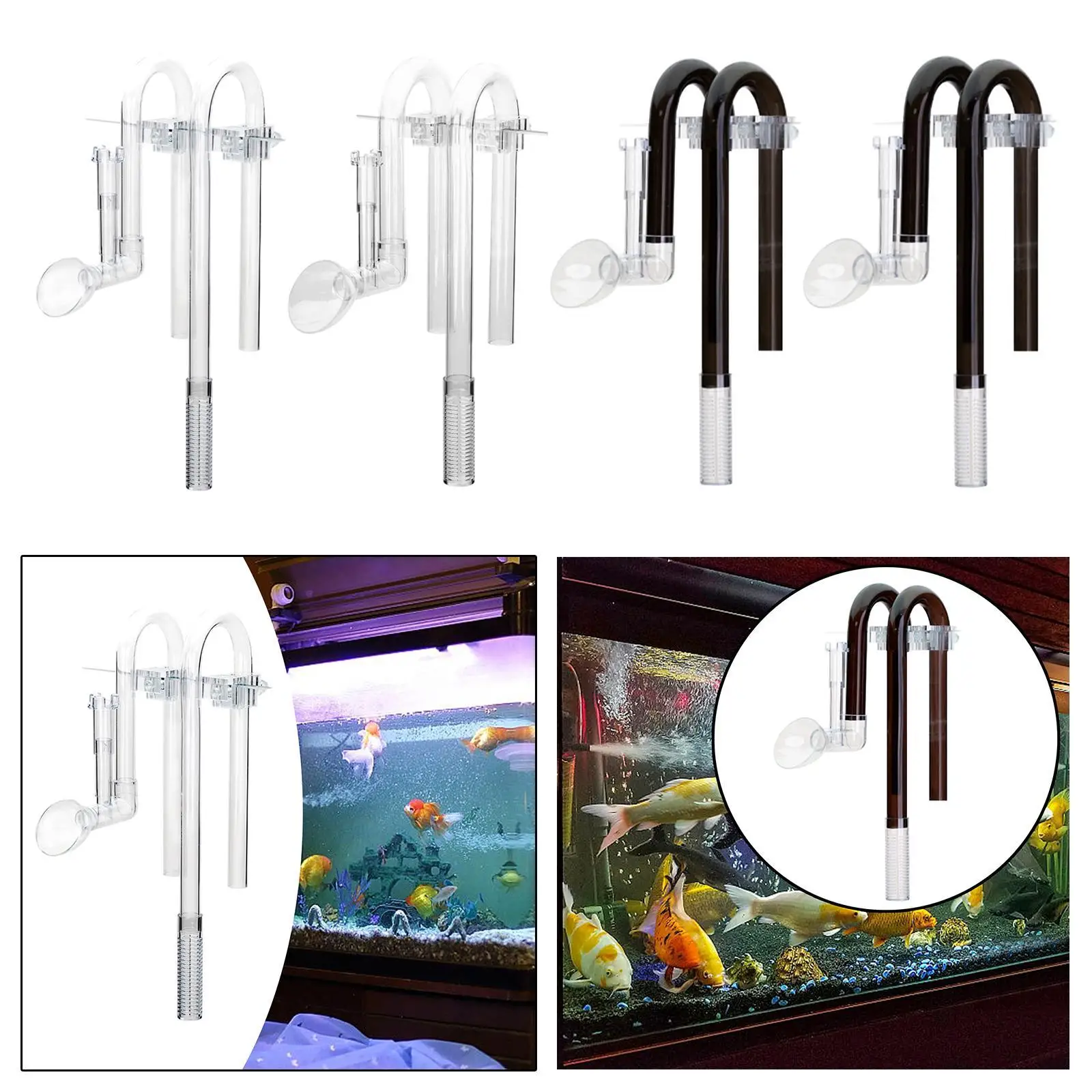 

Inflow Outflow Lily Pipe for Aquarium Filtration System Aquarium Filter Tube