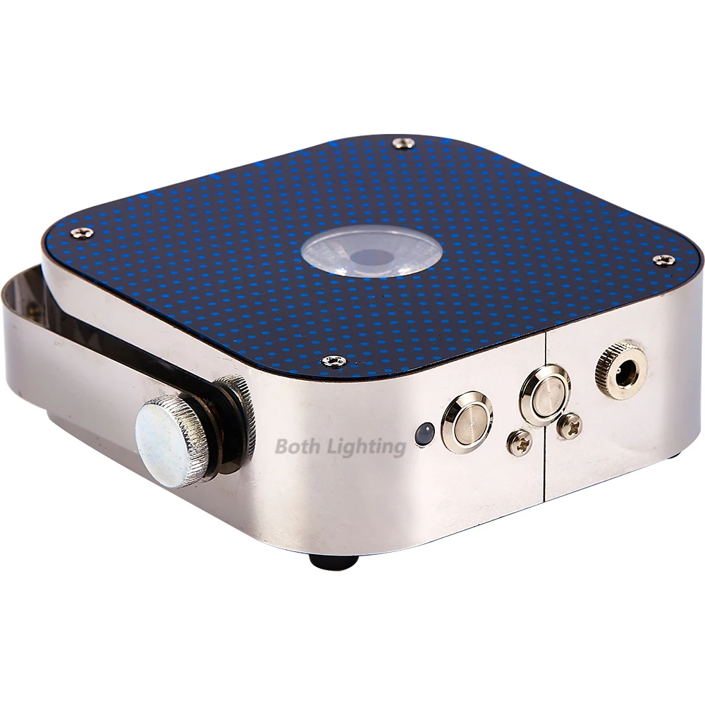 Battery-Powered Mini Uplights RF Remote LED Spotlight Set With Case Party Lights