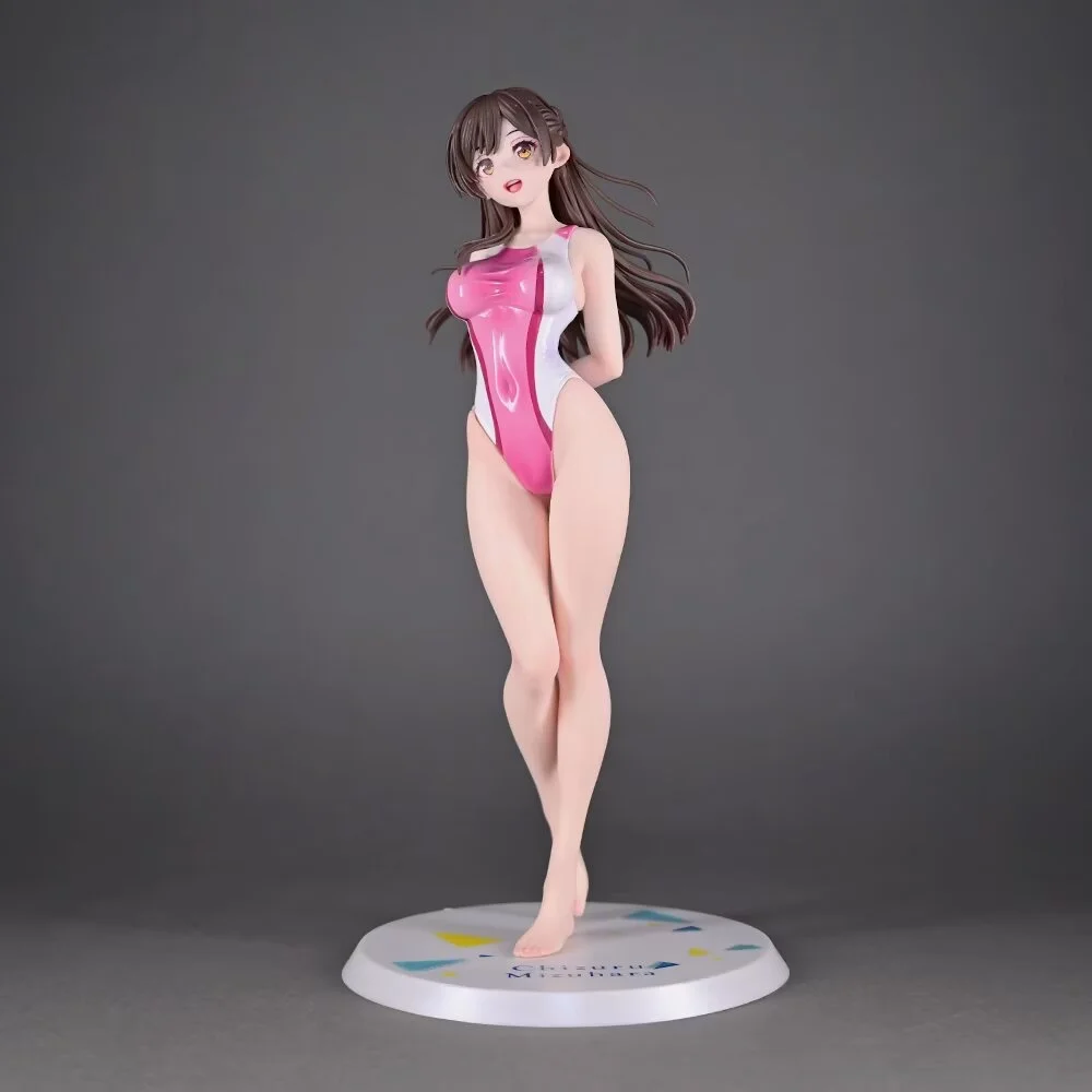 

Anime Rent A Girlfriend Kanojo Okarishimasu Ichinose Chizuru Swimsuit PVC Action Figure Collectible Model Doll Toy 26CM