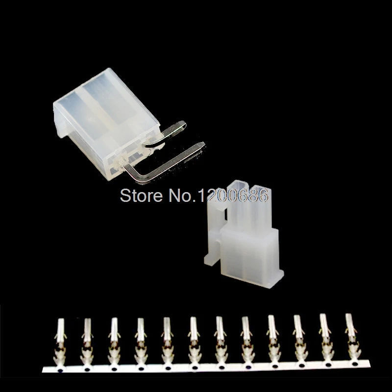 

2*1PIN 2PIN Kit Pitch 4.2MM Curved Solid Needle 90 degree 5557 Double Row connector