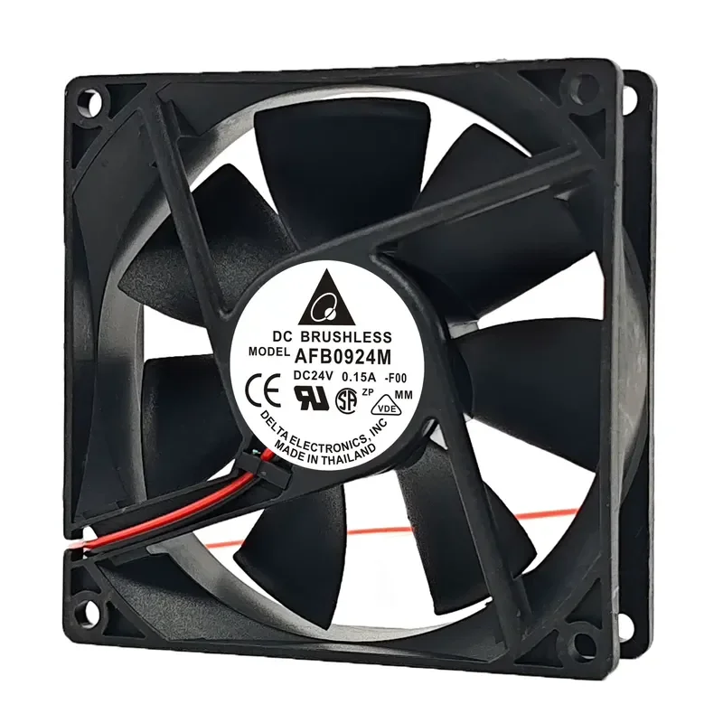 Delta 9CM 9025 24V 0.15A AFB0924M Inverter Double Ball Bearing 2-Wire Cooling Fan for Delta