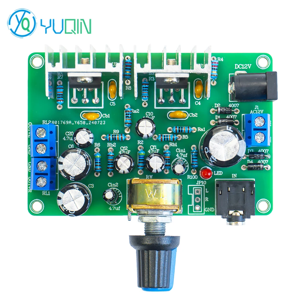 Diy Audio Electronics Projects - Kit de Placa Amplificadora Estéreo TDA2030A
