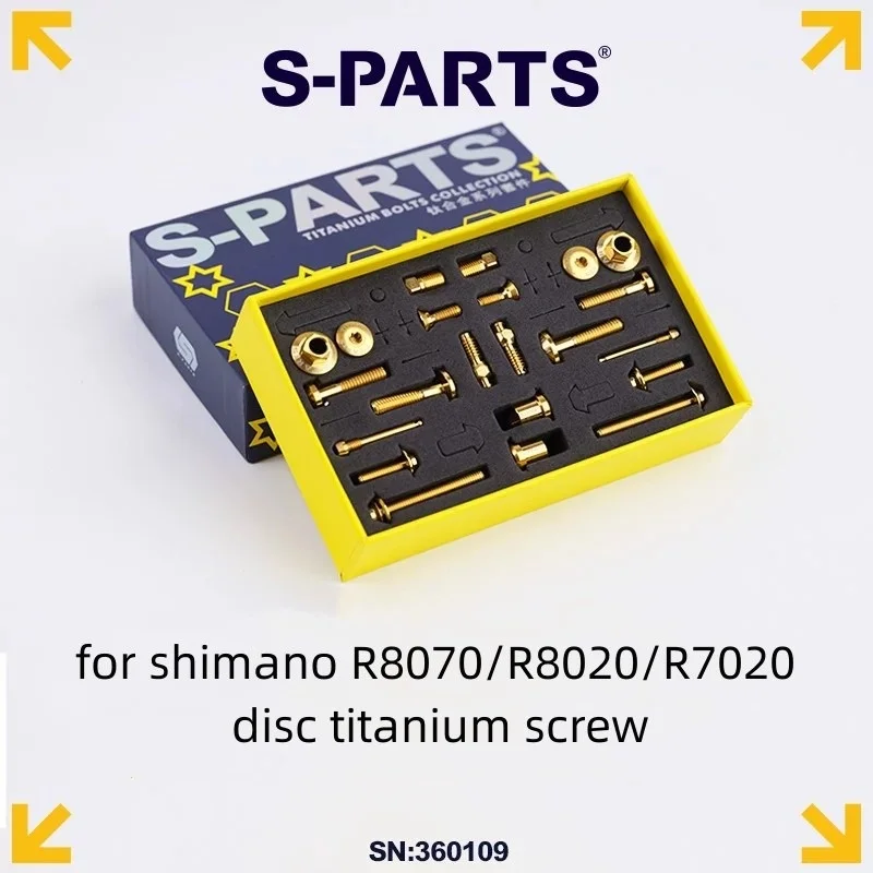 S-PARTS road bike disc screw for shimano R8070/R8020/R7020 titanium screw