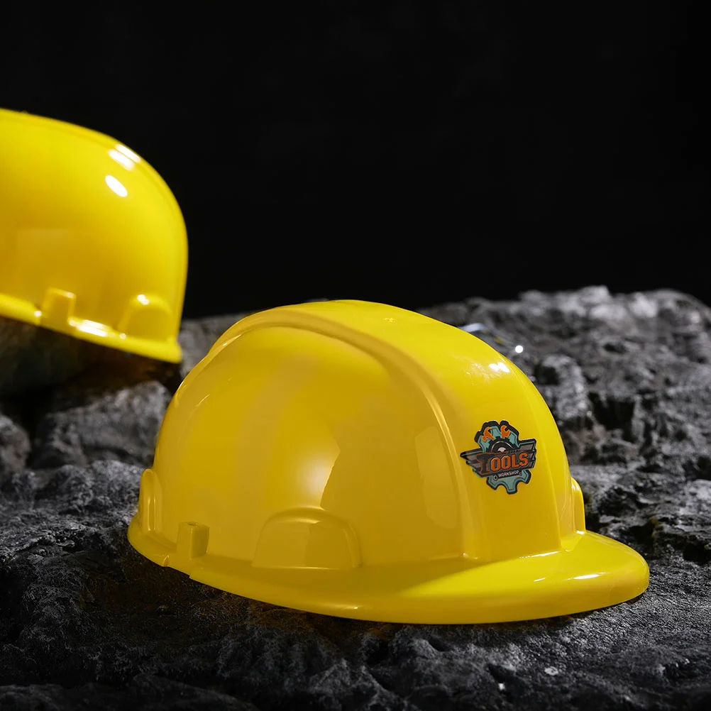 

12 Pcs Tool Hat Construction Birthday Party Supplies Kid Toys Toddler Costumes Hats for Kids Building Dress