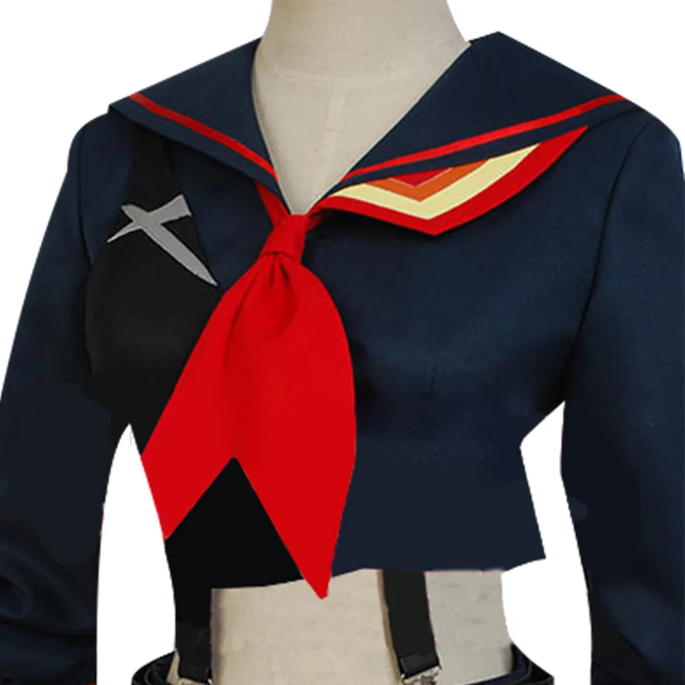 KILL la KILL Ryuko Matoi Costume Cosplay Anime Fantasy donne adulte camicia gonna uniforme abiti Halloween Carnival Party Suit