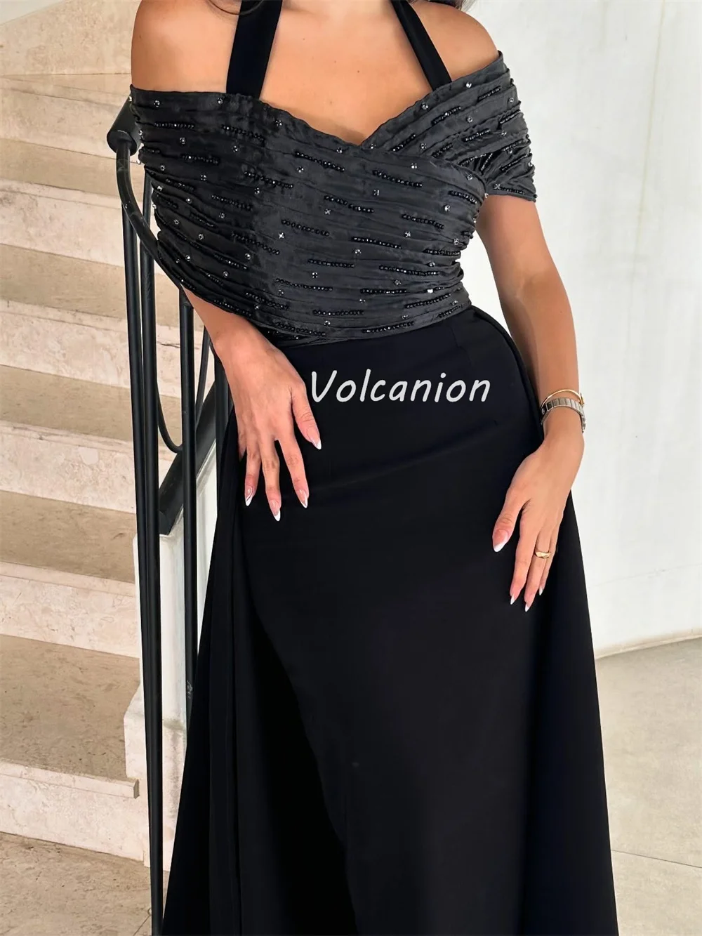 Customized High Quality Matching Organza Rhinestone Beading Pleat Straight Spaghetti strap Long Dresses Bespoke Occasion Dresses