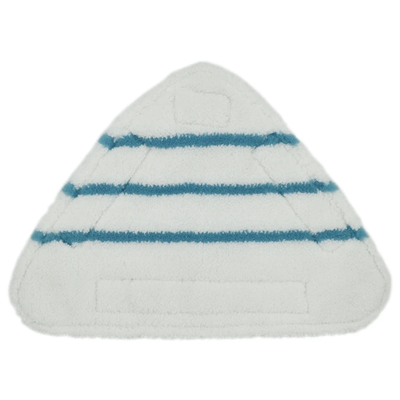 세척 가능한 삼각형 천 스팀 걸레 교체 패드, 바닥 청소, 극세사 걸레 헤드 패드, 스팀 걸레 피팅, 6 개