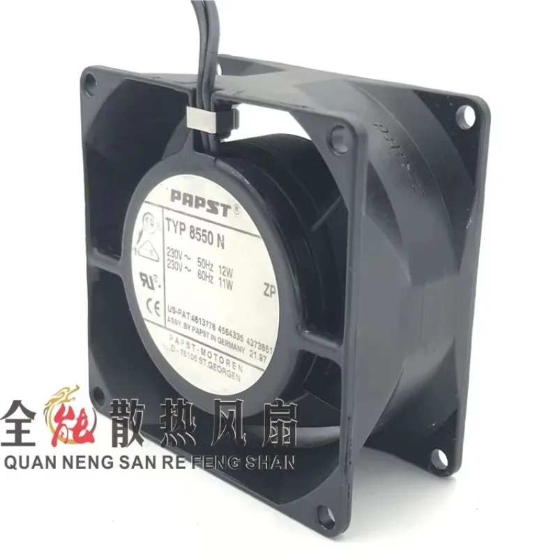 For TYP 8550N Full Metal High Temperature Resistant Fan Cooling Fan 230V