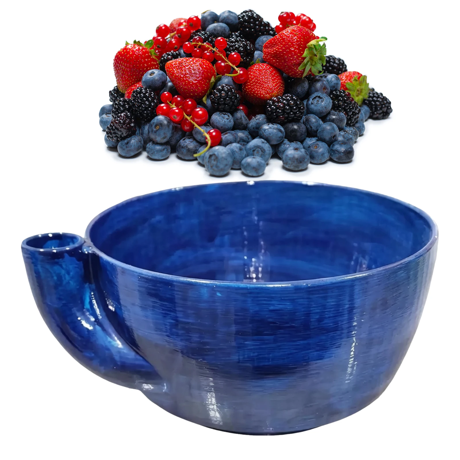Imitation Ceramic Berry Swirl Bowl Drain Holes Center Cone Design Vegetable Cleaning Bowl Self-spin Automatic Fruit Washing Bowl