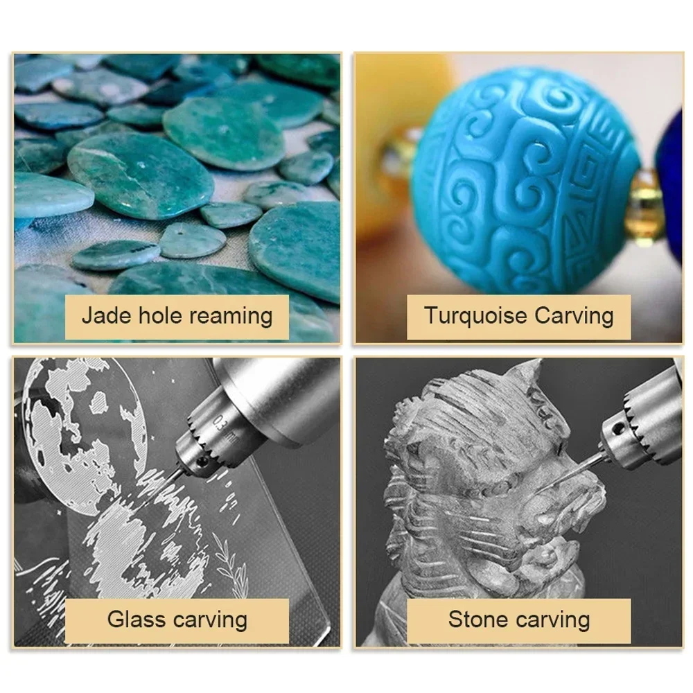 

20/30 шт., набор алмазных сверл с ручкой 2,35 мм, подходит для набора электрических шлифовальных и вращающихся инструментов Dremel