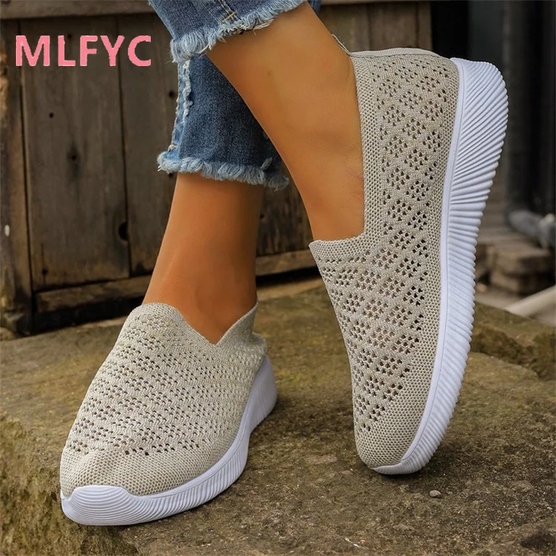 Mesh Schoenen Voor Vrouwen Ademende Mesh Sneakers Voor Zomer Holle Mesh Schoenen Voor Dames Casual Comfortabele Doek Schoenen Mujer