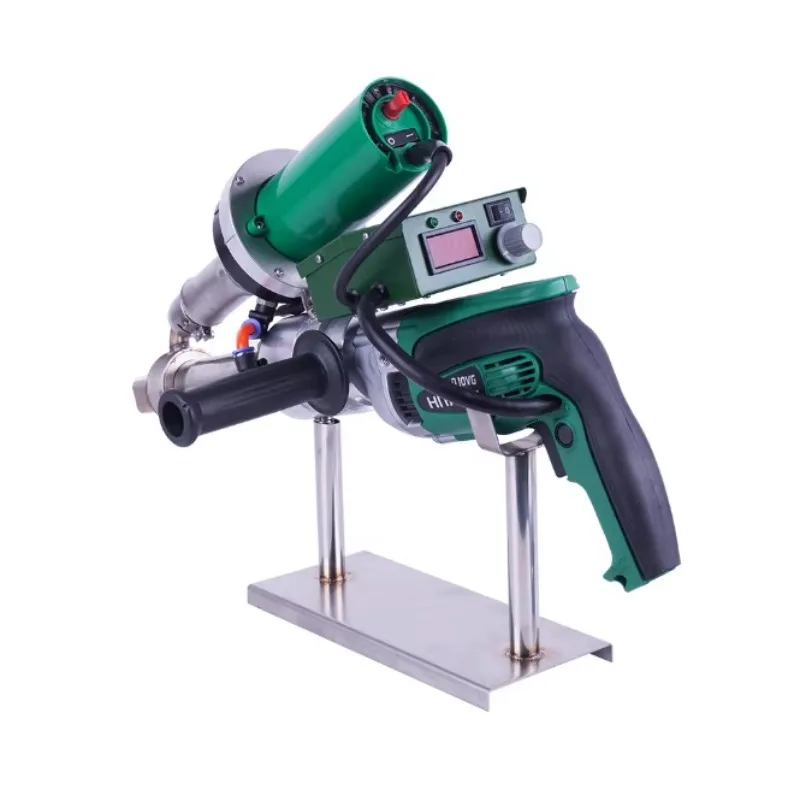 1600W Hand Extrusion Welder Gun Plastic Handheld Extruder Welding Gun Dual Heating System PP HDPE LDPE Pipe Welding Machine