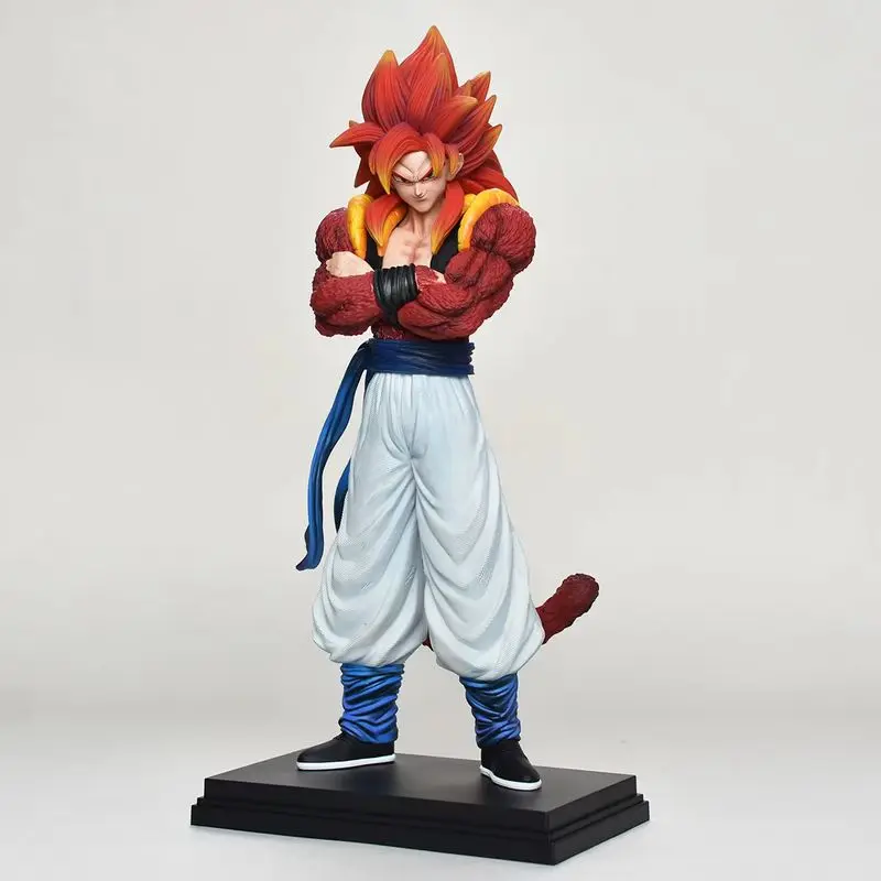 【En Stock】 33 cm Dragon Ball Ssj4 Gogeta Figure Super Saiyan 4 Gogeta Pvc figurines Jg Statue Collection modèle jouets cadeaux