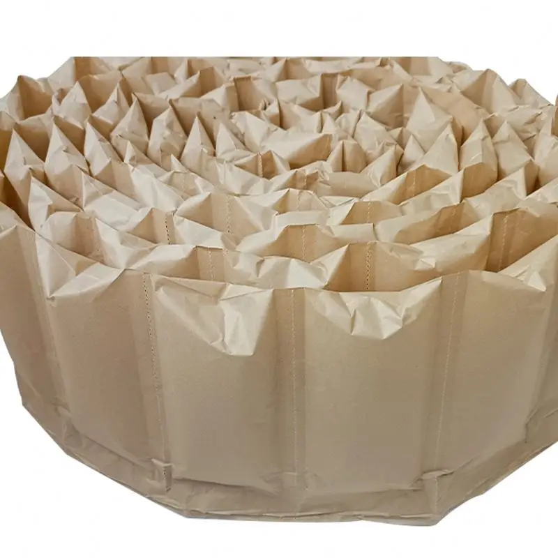 Void Fill Packaging Material Factory Price Imported Buffer Foam Package Cushioning Kraft Paper Wrap Rolls for Transportation