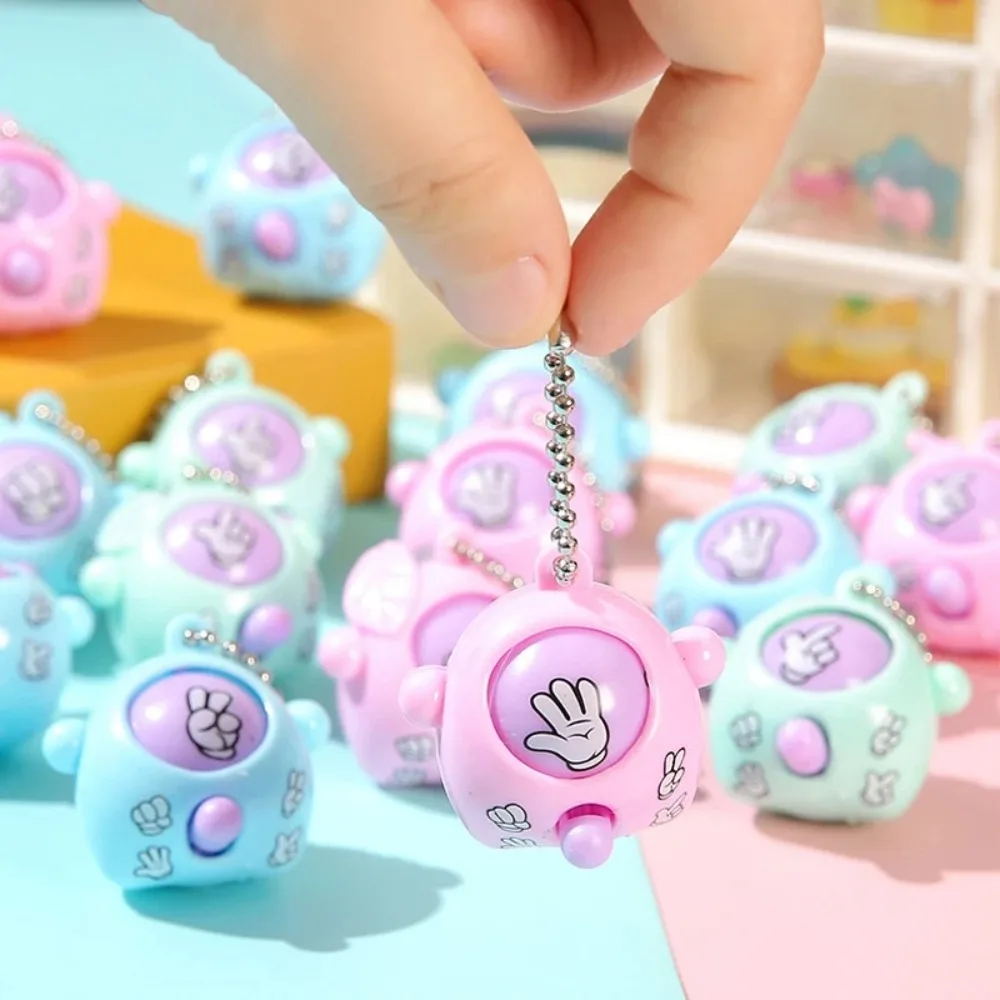 5 szt. Mini breloczki Pop w losowych kolorach, ABS, unisex, sensoryczne zabawki antystresowe dla maluchów, trwałe upominki na przyjęcia urodzinowe dla dzieci, prezenty dla gości