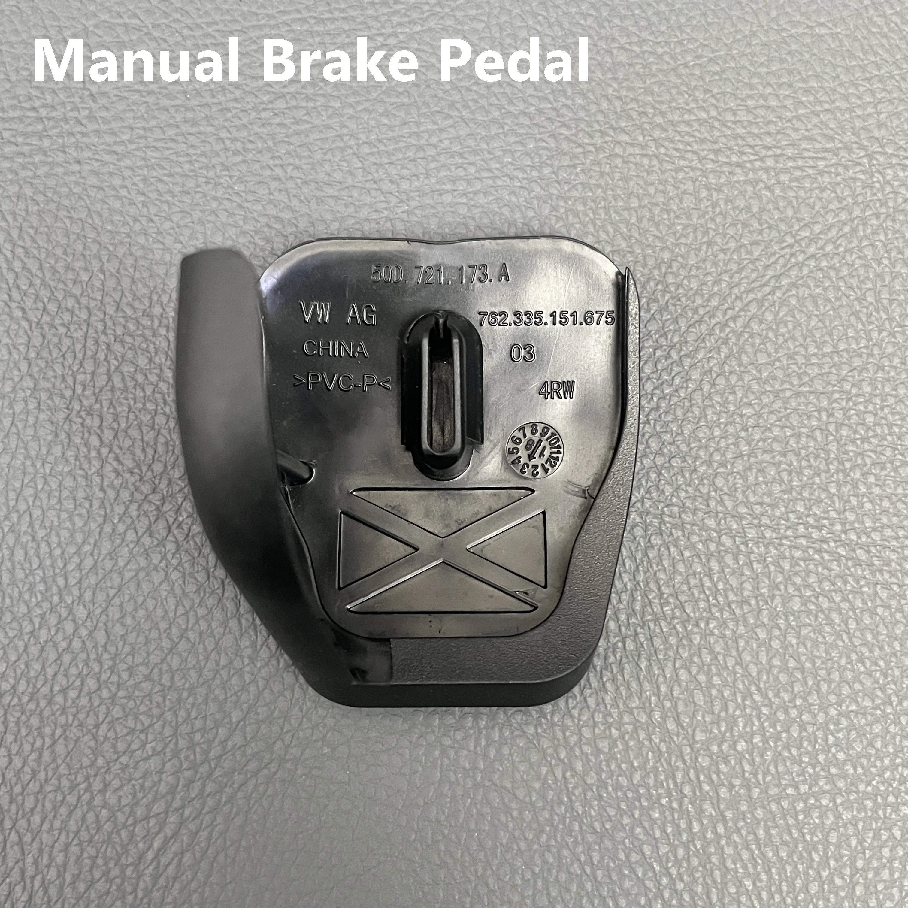 Für VW GOLF 7 Tiguan L Für Skoda Brems- und Kupplungspedal Gummiabdeckung Rutschfeste Matte 5QD 721 173A 5QD721174A – Detail 7