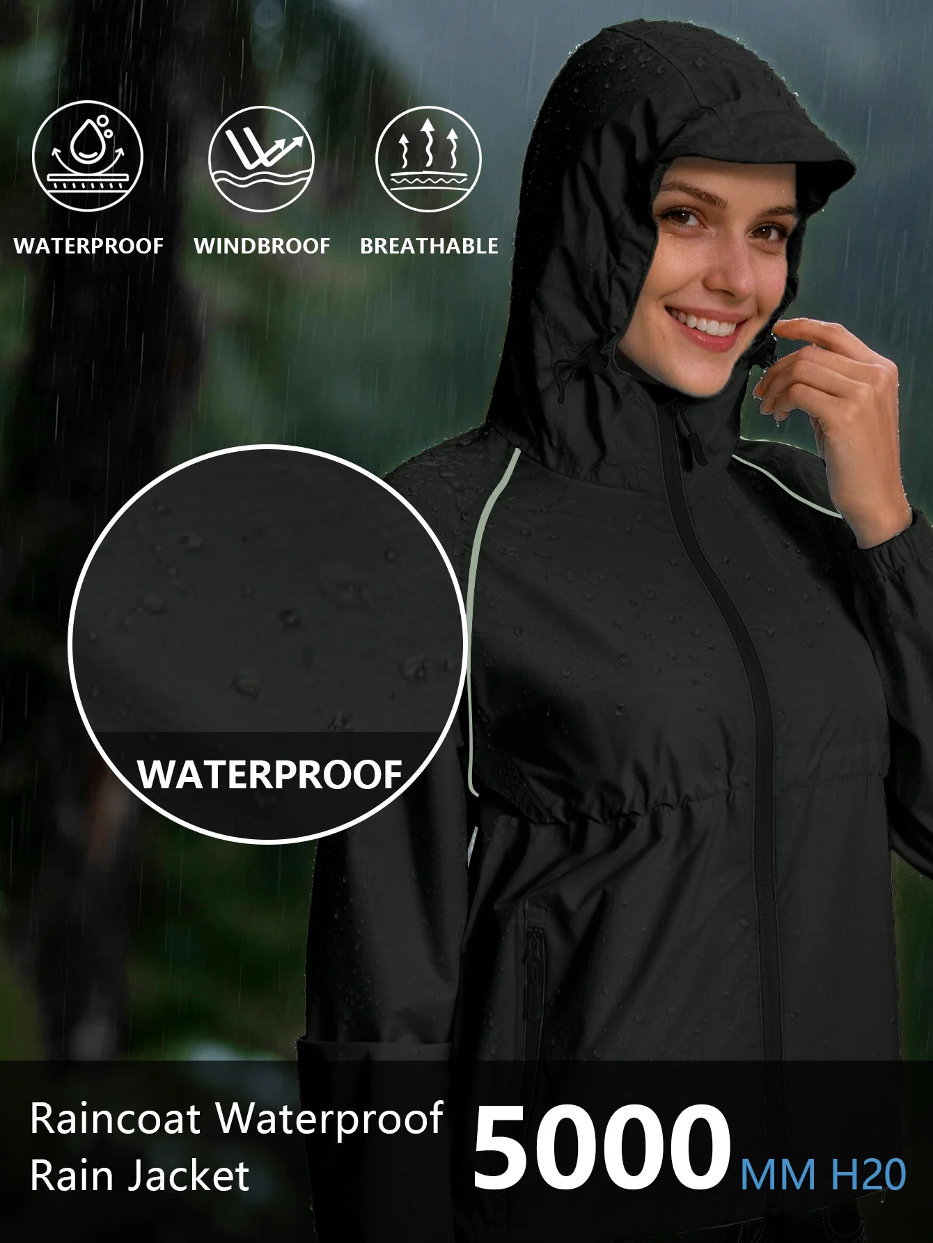 

Women Cycling Wear Windproof Waterproof Hoodie Sport Jacket Sport Long-sleeved Breathable Hiking New Jacket Women Sport Clothing