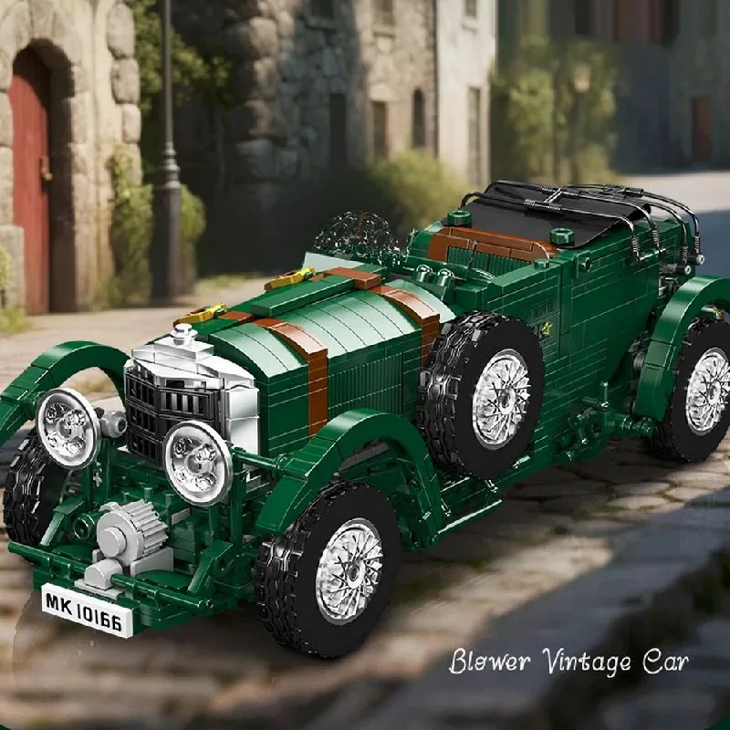 

Vintage Car Building Blocks European Classic Racing Car Vehicles Assembly Brick Model Kit Toy Adults Kids Car Fans Gifts 1147PCS