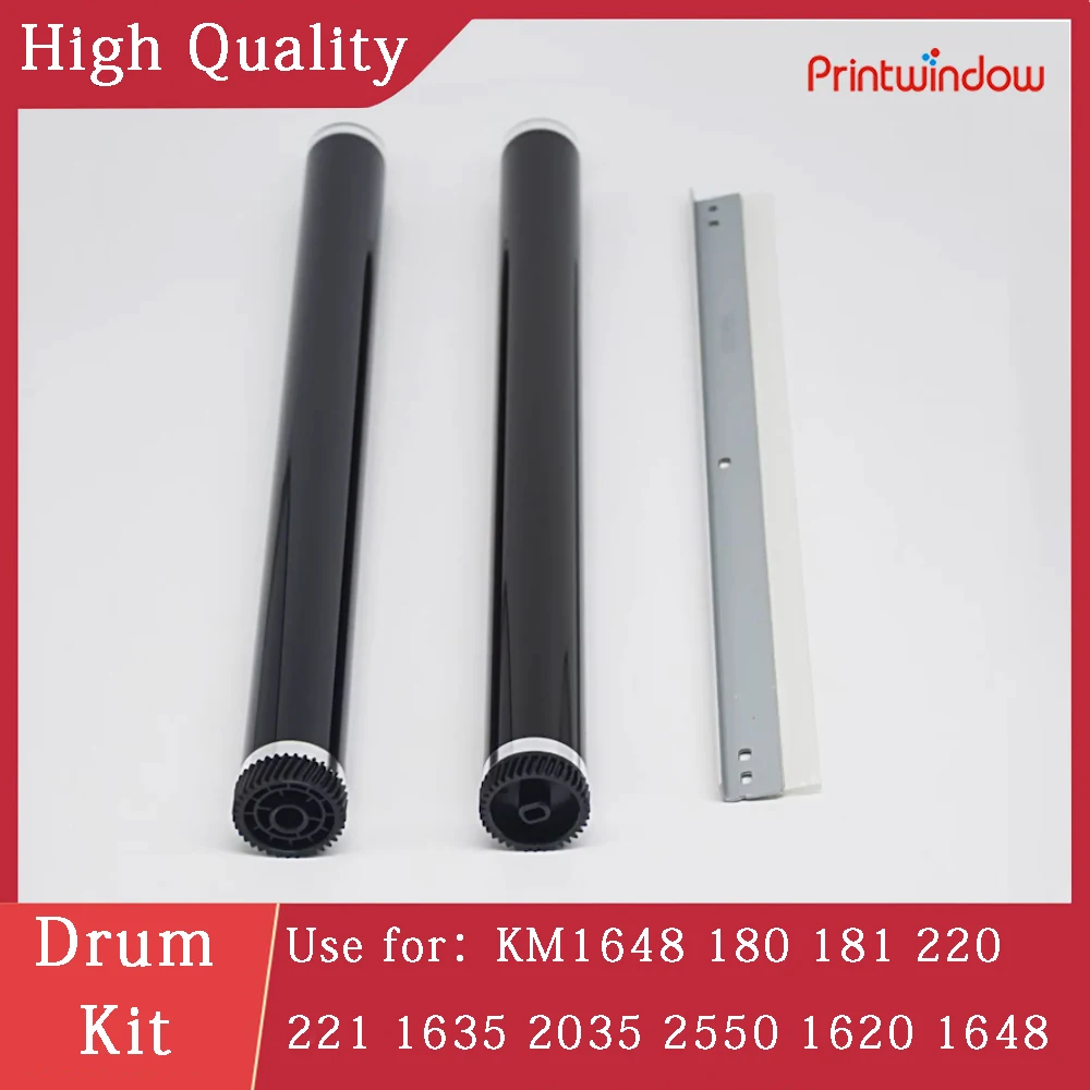 

Комплект из 2 высококачественных фотобарабанов для Kyocera KM1648, 180, 181, 220, 221, 1635, 2035, 2550, 1620, 1648 (фотобарабан + лезвие для очистки барабана)