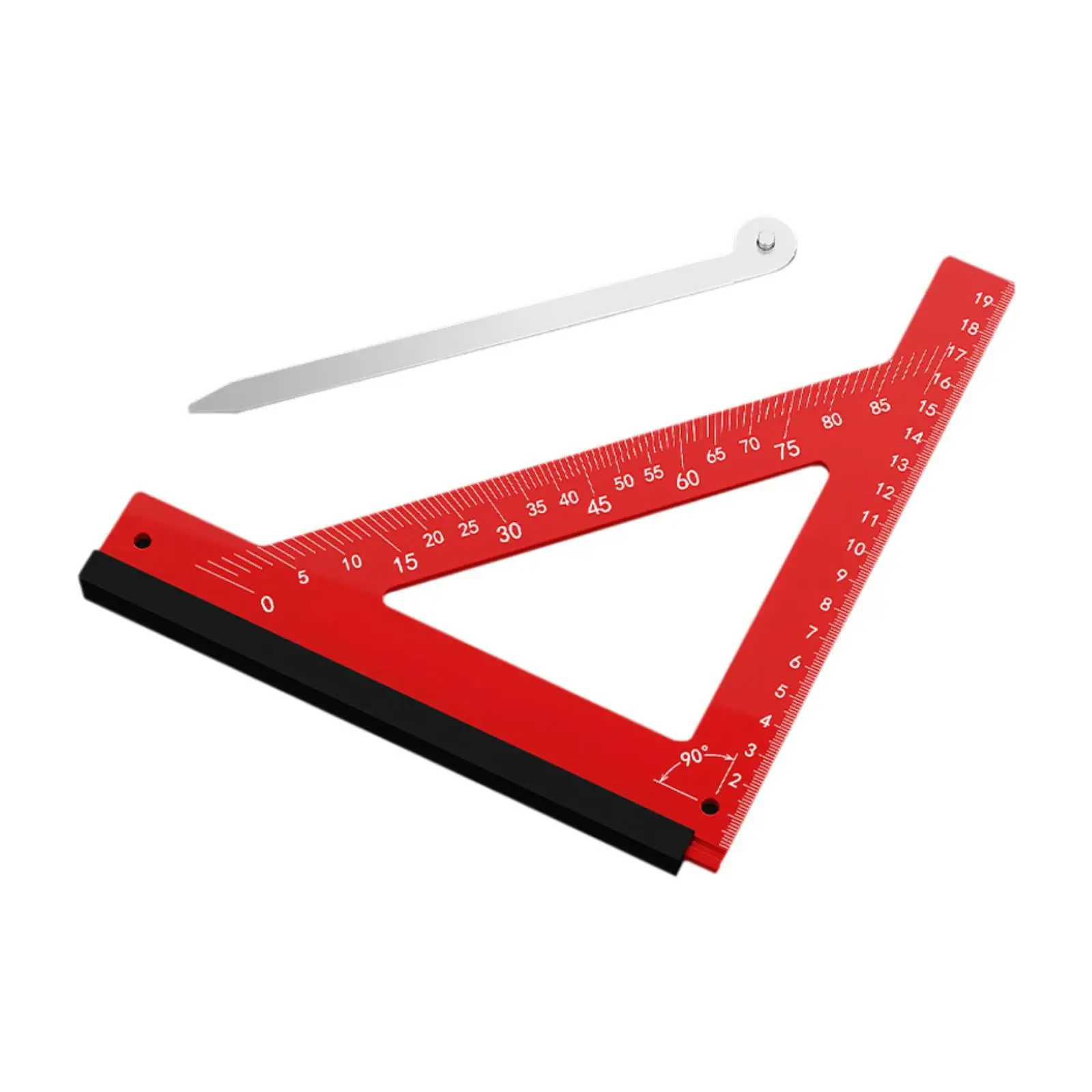 Right Angle Ruler 2 in 1 Triangle Ruler for Marking Carpenter Household