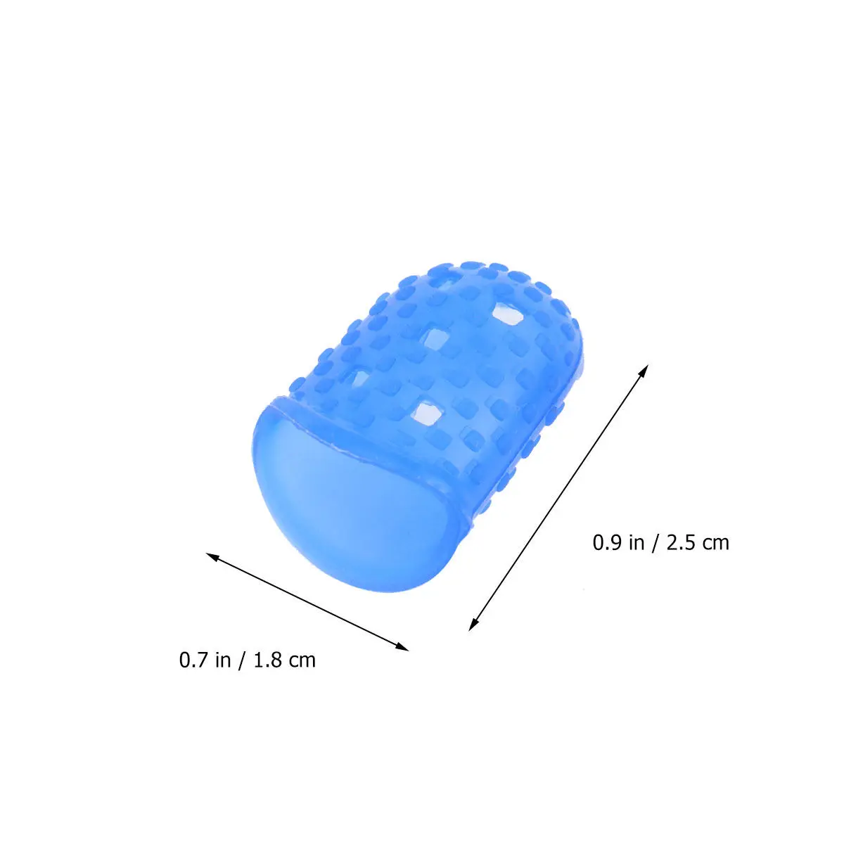3Pcs Silicone Fingertip Protector Breathable Latex-Free Non-Slip Finger Grips for Money Counting Paper Handling Guitar Strings