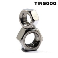 1/5/50Pcs Fine Thread M3 M4 M5 M6 M8 M10 M12 M14 M16 M18 24 304 Stainless Steel Pitch 0.35/0.5/0.75/1/1.25/1.5mm Hex Hexagon Nut