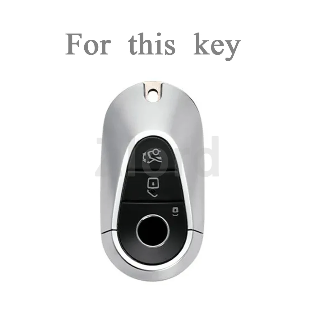 For Mercedes Benz 2021 C /S Class W223 W206 S350L S400L S450L S500L Protector Accessories NEW TPU Car Key Case Cover Shell