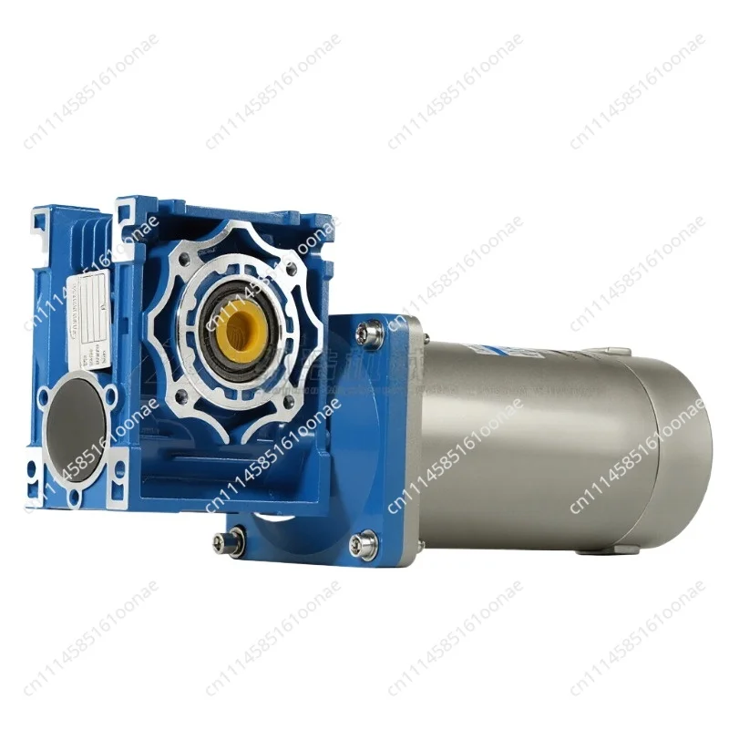 worm gear self-locking reducer 12V24V DC 60W-400W low slow speed right angle gear reducer motor