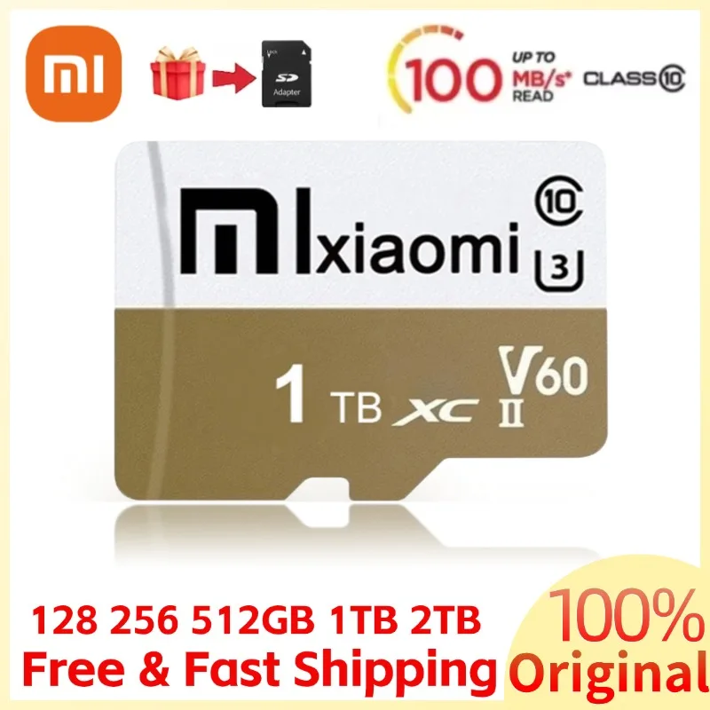 Xiaomi Class 10 Micro TF SD Card 1 ТБ SD/TF Flash Memory Card 512 ГБ 256 ГБ 128 ГБ Cartao De Memoria 64 ГБ TF-карта для телефона, дрона, ПК