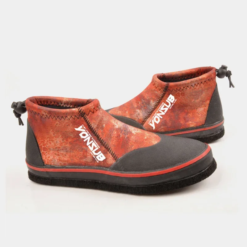 

2026 YONSUB 3MM Mid Cut Fishing Shoes Men Women Professional Anti Slip Steel Nail Sea Fishing Water Boots Reef Climbing Shoe
