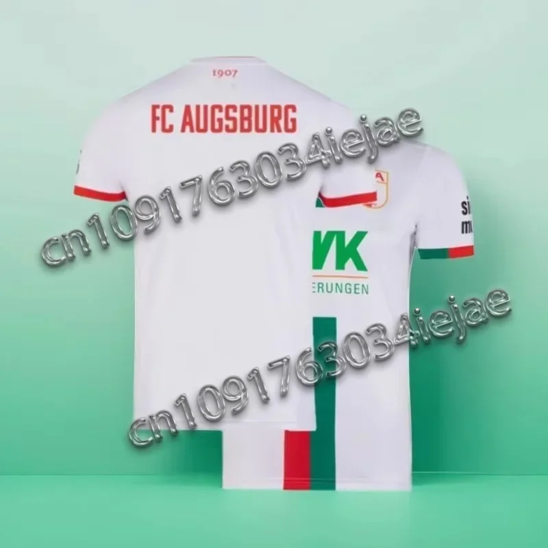 

MOTO футбольный матч тренировочный трикотаж для мужчин и женщин одежда Augsburg домашний трикотаж дышащий быстросохнущий спортивный повседневный повседневный топ