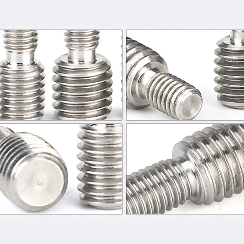 304Stainless Steel Change Thread Diameter External Thread Double Head Conversion Screw Size Reducer Head Bolt M3 M4 M5 M6 M8~M16