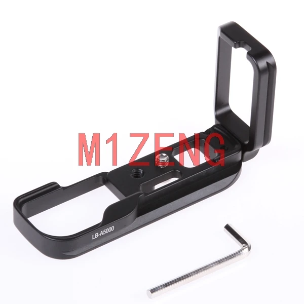 A5000 Quick Release L Plate/Bracket Holder hand Grip for Sony ILCE-5000 ILCE-5100 A5100 camera RRS tripod